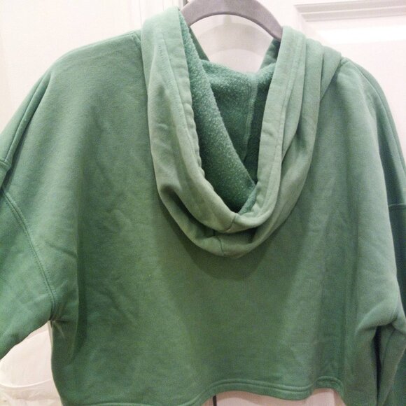 pacsun california cropped green sweatshirt - Picture 1 of 3